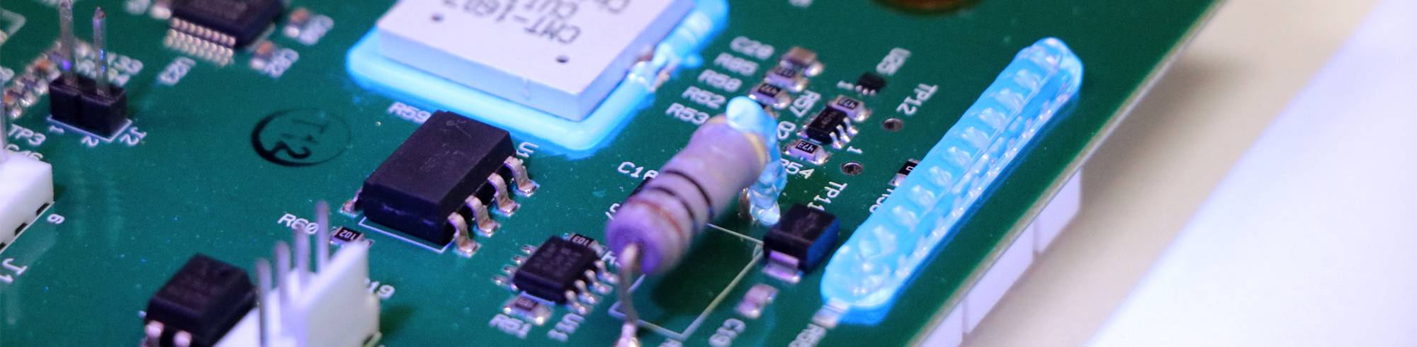 LED-aushärtbare Vergussmassen für den Schutz von mikroelektronischen Komponenten